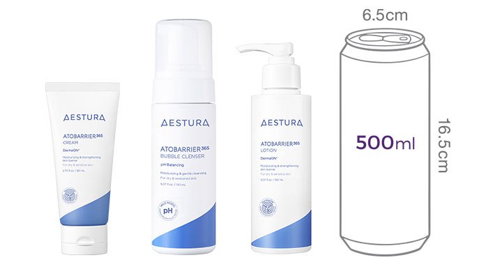 [에스트라] 온가족 보습장벽 풀케어 세트 (+아토베리어365 크림80ml 2개+로션150ml 2개 +버블클렌저150ml 2개 + 추가 5종 증정)