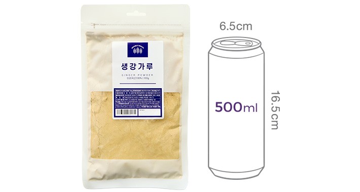 [네이처앤헬스]국산 생강가루 100g (파우치)