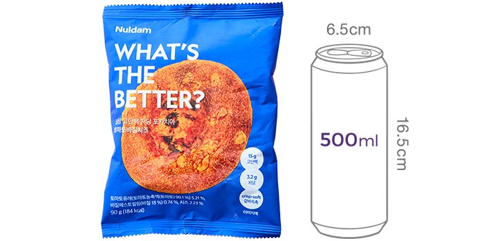 [널담] 고단백 저당 포카지아 토마토바질치즈 (90g X 4개)