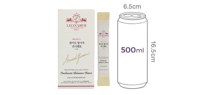 [레오나르디] 화이트 발사믹 콘디멘토 스틱 (12mLX15개입)