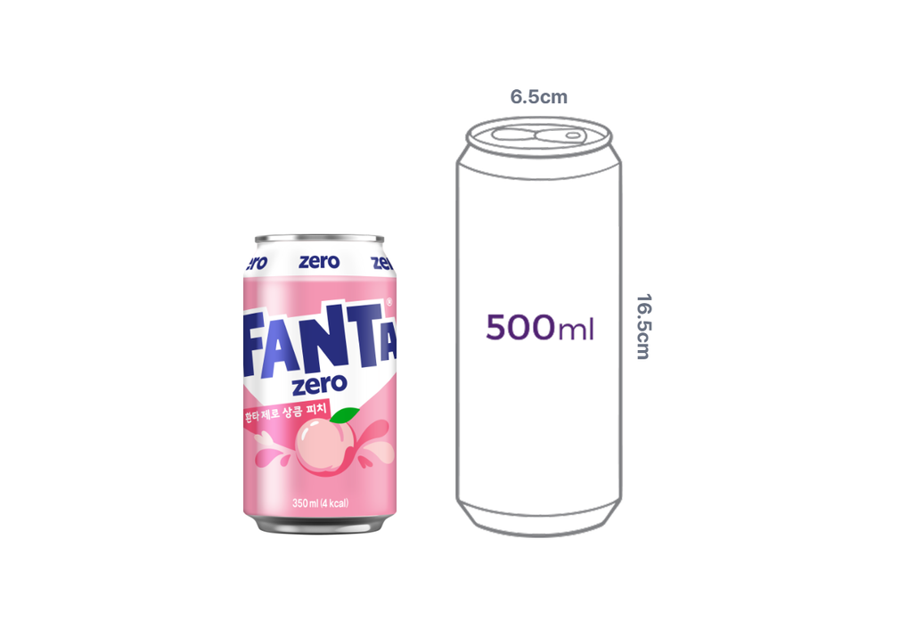 [코카콜라] 환타 제로 상큼피치 (350mL X 6개)