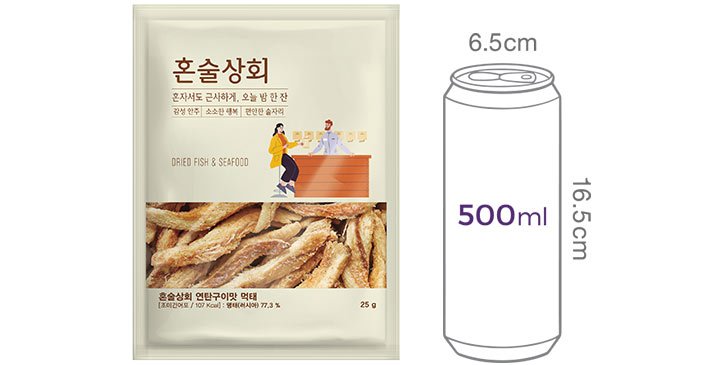 [혼술상회] 연탄구이맛 먹태 25g