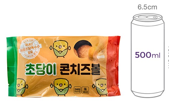 초당이 콘치즈볼 도너츠 (80g X 3개)