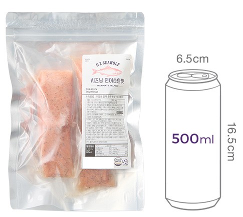 [Ozen] 시즈닝 연어스테이크 240g