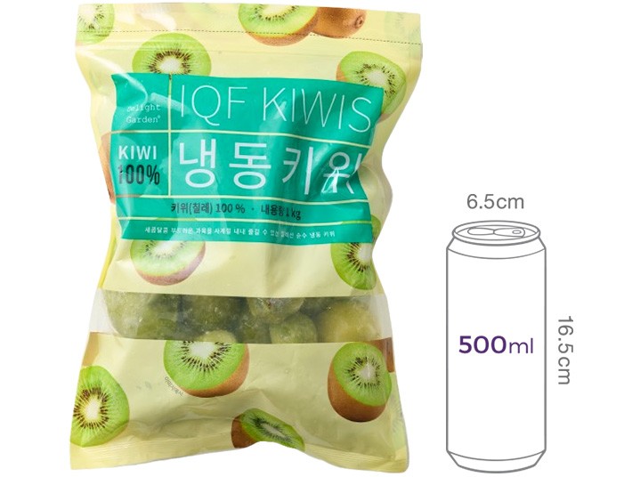 냉동 그린키위 (홀) 1kg