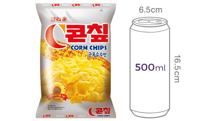 [크라운] 콘칲 군옥수수맛 148g