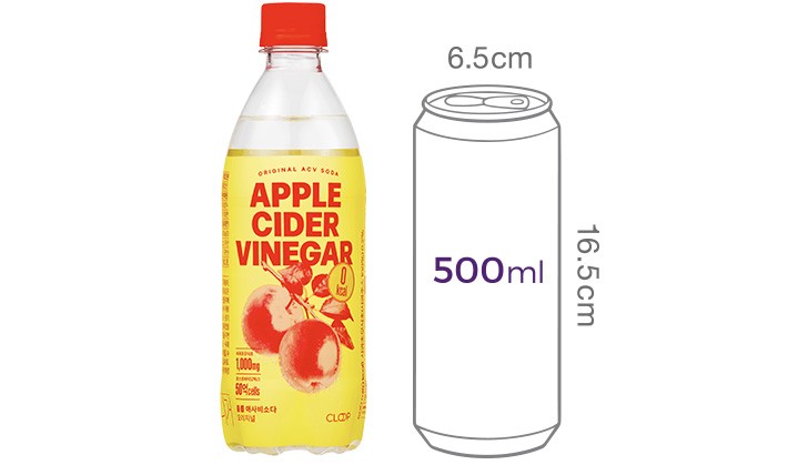 [클룹] 애사비 제로소다 오리지널 (500mL X 6개)