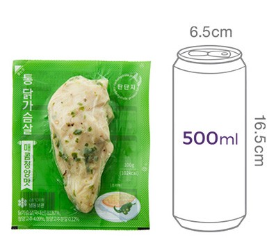 [탄단지] 통 닭가슴살 매콤청양맛 (1개입)