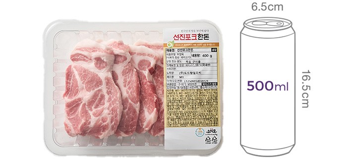 [선진포크한돈] 목살 구이용 400g