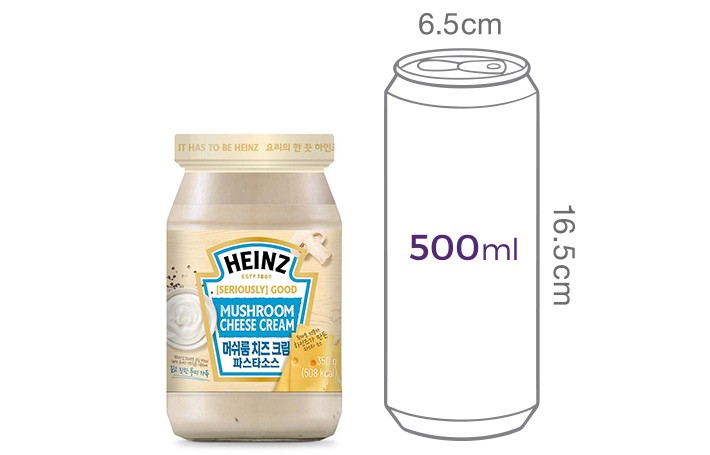 05. [하인즈] 머쉬룸 치즈 크림 파스타 소스 350g