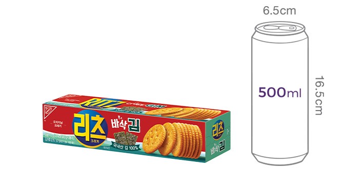 [리츠] 바삭 김 크래커 73g