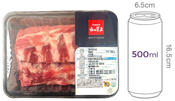 [하이포크] 한돈 등갈비 800g (냉장)