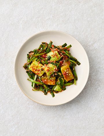 [집반찬연구소] 오이 부추 무침