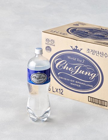 [일화] 초정탄산수 플레인 (1.5L X 12개)