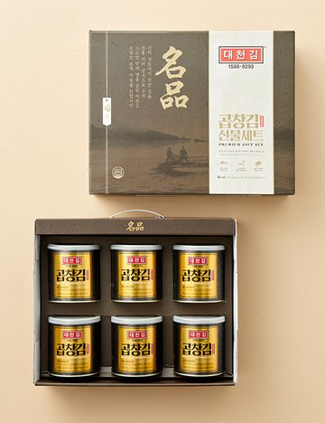 [선물세트] 대천김 곱창 캔김 세트