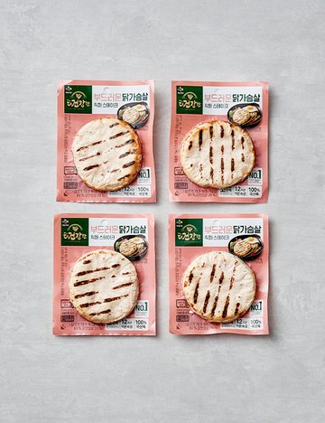 [더건강한] 닭가슴살 스테이크 100g*4