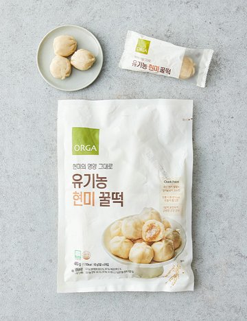 [올가] 유기농 현미 꿀떡 480g