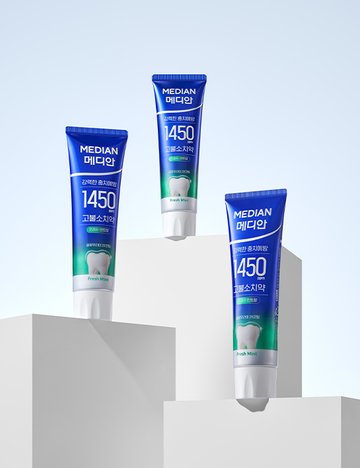 [메디안] 1450고불소치약 프레쉬민트 100g*3개입