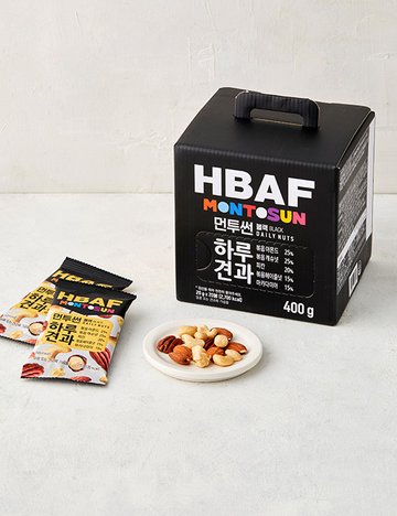 [컬리] [HBAF] 먼투썬 하루견과 블랙 20gx20봉