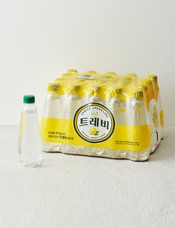 [트레비] 무라벨 탄산수 레몬 350mL*20개