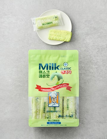 밀크클래식 쌀과자 머스크메론맛 240g