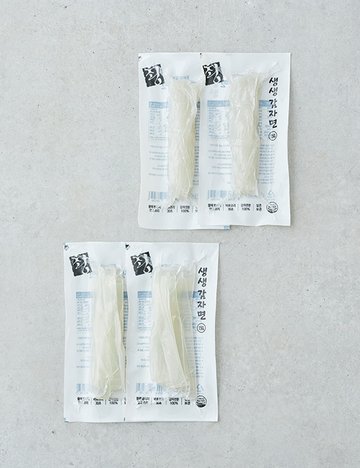 [쵱선생] 불리지 않는 국내생산 생생 감자면 납작당면 2종 (150g x 2팩)