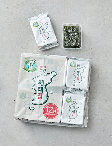 [성경김] 재래 도시락김 4g X 12봉