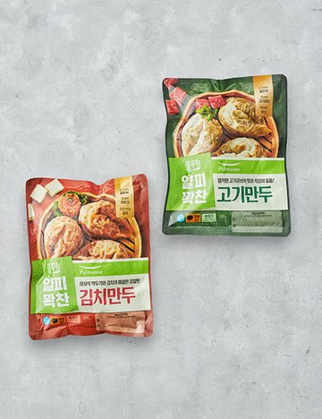 [풀무원] 얇은피 꽉찬속 만두 1kg 2종 (택1)