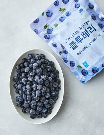 국산 냉동 블루베리 (14mm) 500g