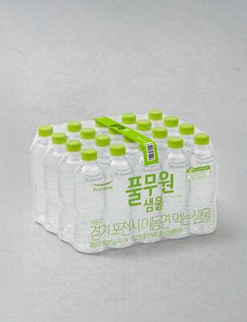 [풀무원샘물] 무라벨 생수 (500mL X 20개)