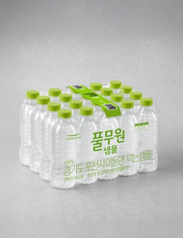 [풀무원샘물] 무라벨 생수 (330mL X 20개)