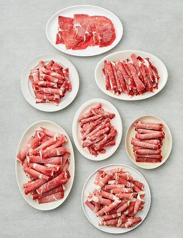 샤브샤브용 소고기 슬라이스 7종