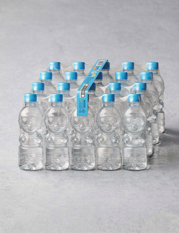 [팔도] 뽀로로 무라벨 생수 (250mL X 20개)