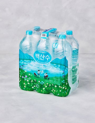 [백산수] 무라벨 생수 (2L X 6개)