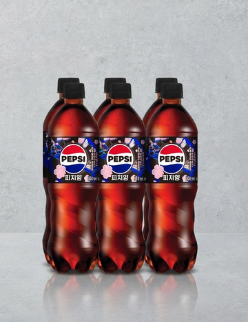 [펩시] 제로 콜라 복숭아(피치향) (500mL X 6개)