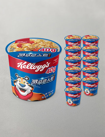 [켈로그] 콘푸로스트 컵시리얼 40g 12개입