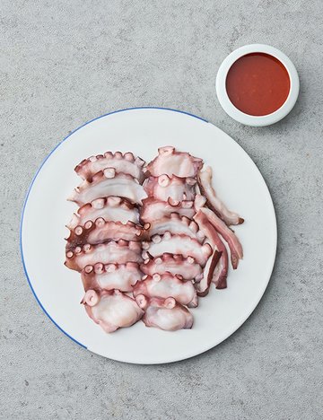 [대흥] 데친 문어 슬라이스 100g (냉장)