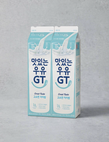 [남양] 맛있는우유 GT 고소한 저지방우유 (900mL X 2개)