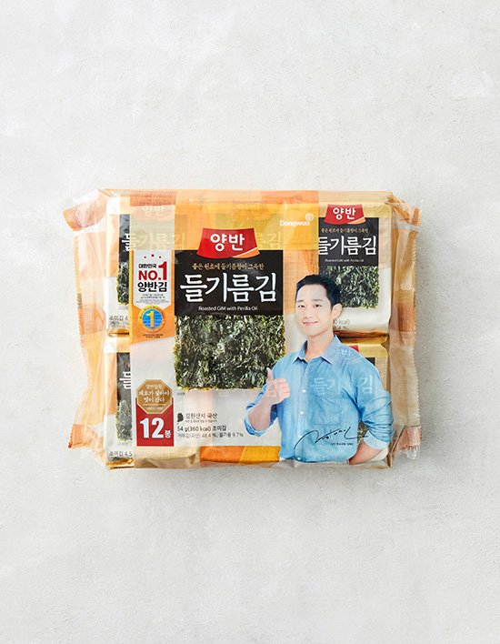 [동원] 양반 들기름 식탁김 4.5g X 12봉 - 마켓컬리