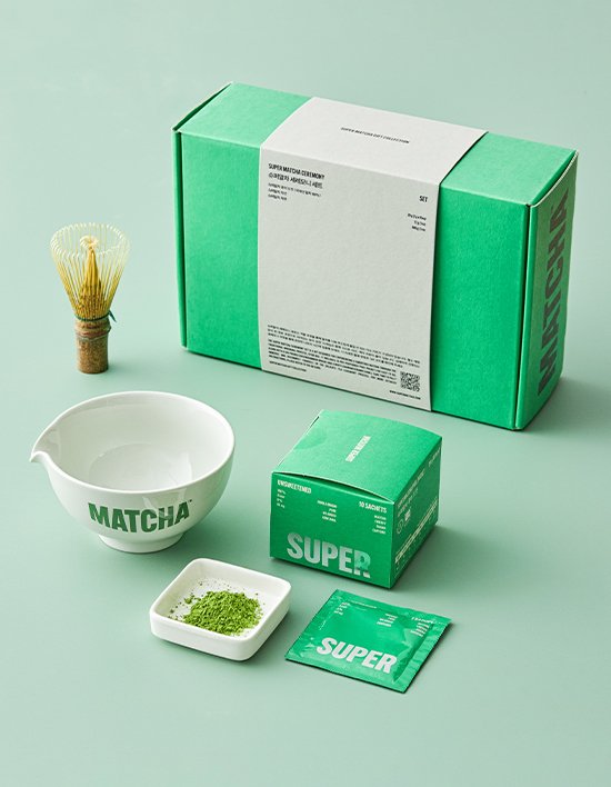 [슈퍼말차] 세레모니 세트 (포켓1팩*차선*차완)