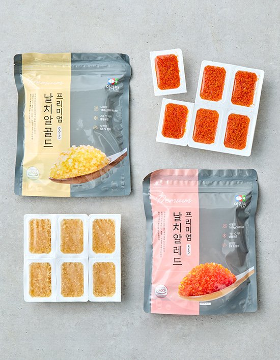 [아라찬] 프리미엄 날치알 2종 (냉동) (택1)