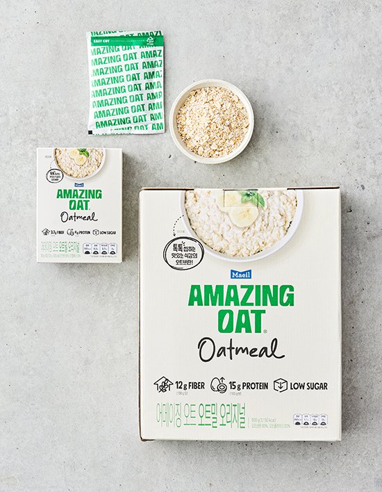 [어메이징 오트] 롤드오트&오트브란 믹스 오트밀 2종 (택1)