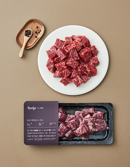 [Kurly's] 1++ 한우 큐브 등심 250g (냉장)