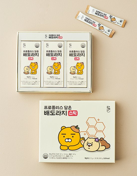 [설혜담] 프로폴리스 배도라지 스틱 30포