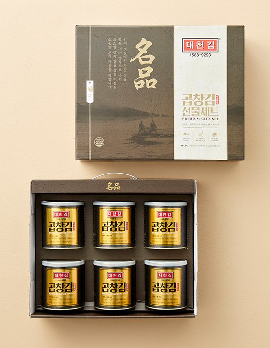 [선물세트] 대천김 곱창 캔김 세트