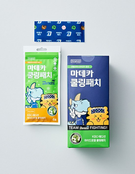 [동국제약] 마데카 쿨링패치 KBO에디션 4매 x 10개입 (NC)