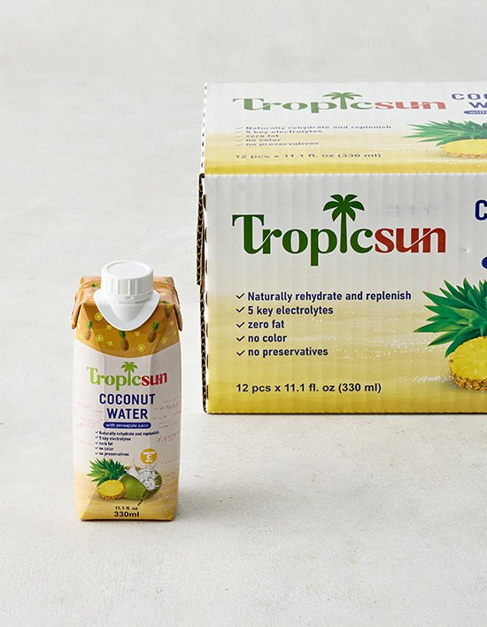[트로픽선] 코코넛워터 위드 파인애플 330mL 2종 (택1)