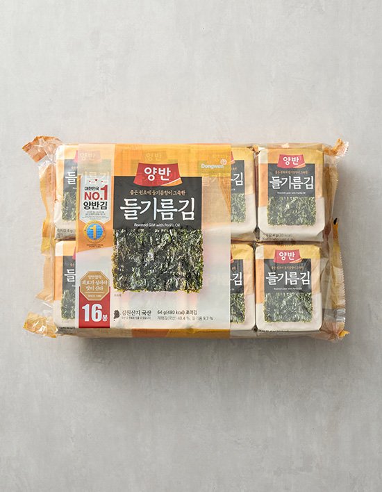 [동원] 양반 들기름 식탁김 4g X 16봉