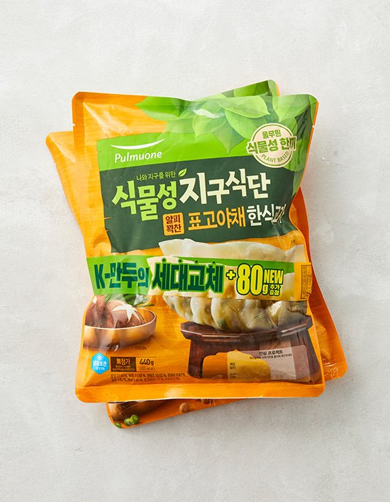 [풀무원] 식물성 지구식단 표고야채 한식교자 440g X 2입