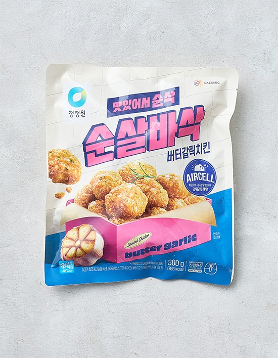 [청정원] 순살바삭 버터갈릭치킨 300g
